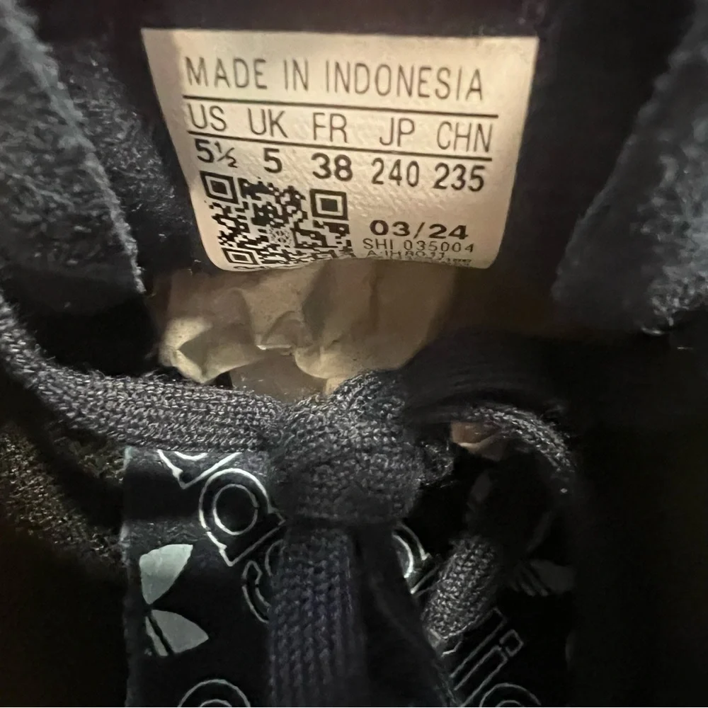 Adidas Handball Spezial Shoes Collegiate Navy Clear Sky Size Youth 5.5/Women 6.5 - Picture 15 of 16